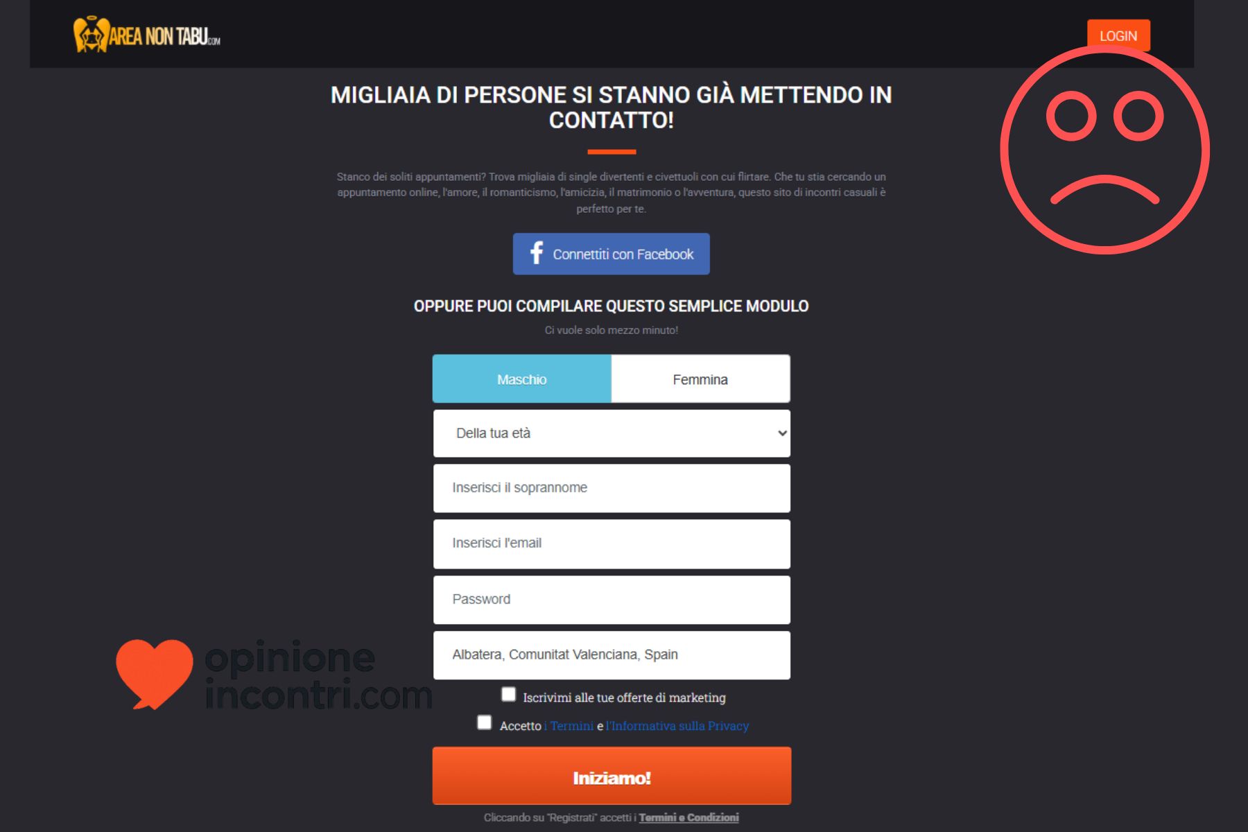 area non tabu truffa
