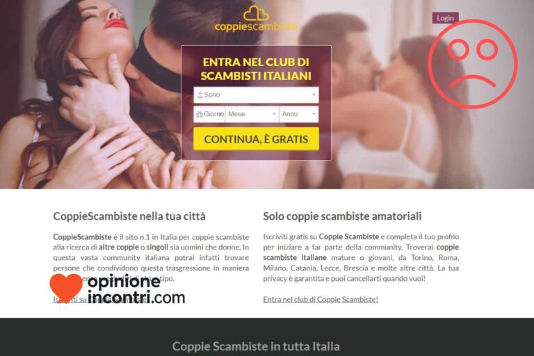Il grande bluff dello scambio di coppia: La mia indagine su coppiescambiste.org