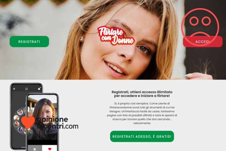 flirtare con donne truffa