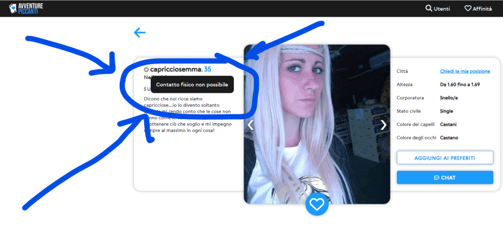 Un altro avvertimento sui profili, questa è una chiara truffa.