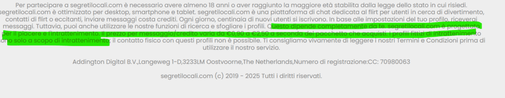 SegretiLocali  il piè di pagina ci dice già che i profili sono totalmente falsi.