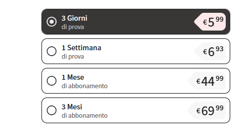 FlirtSenzaLimiti prezzo