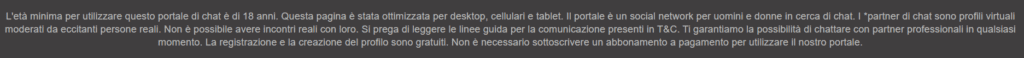 qui abbiamo la confessione che esistono profili falsi.