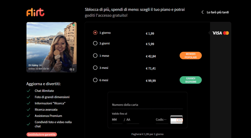flirt prezzo