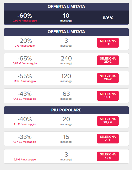 AttrazioneOnline.com prezzo