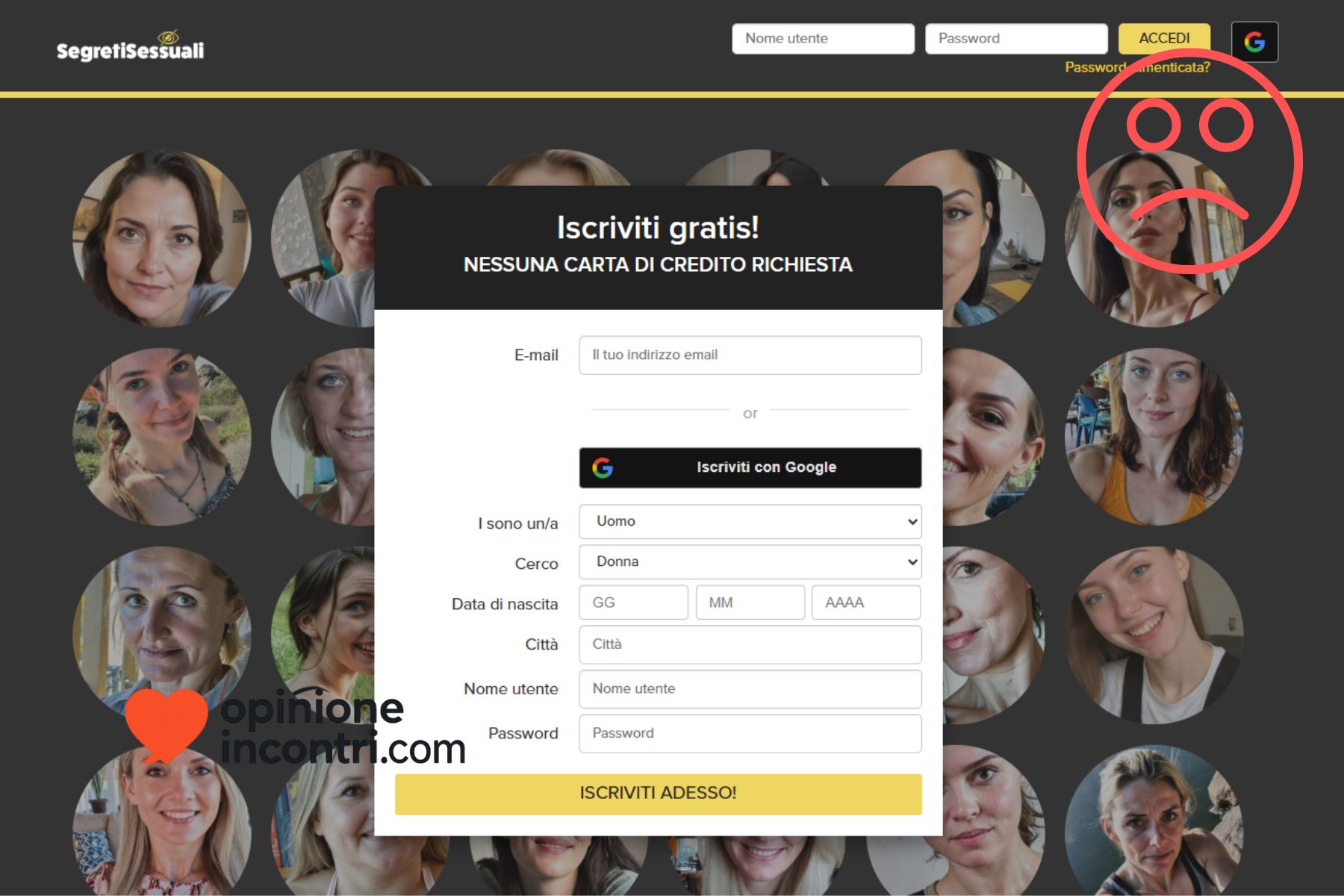 segretisessuali truffa
