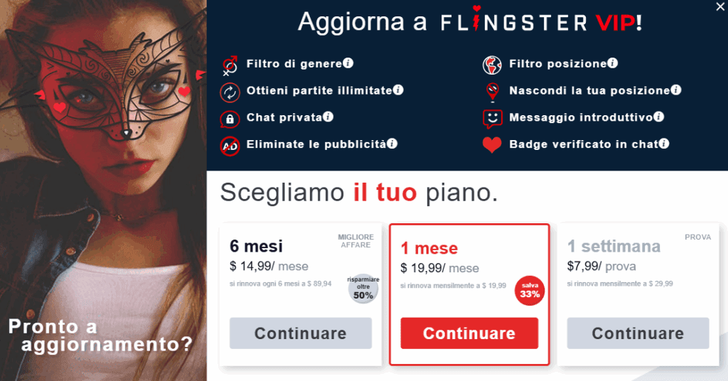flingster prezzo