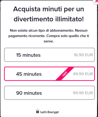 CrushRoulette prezzo