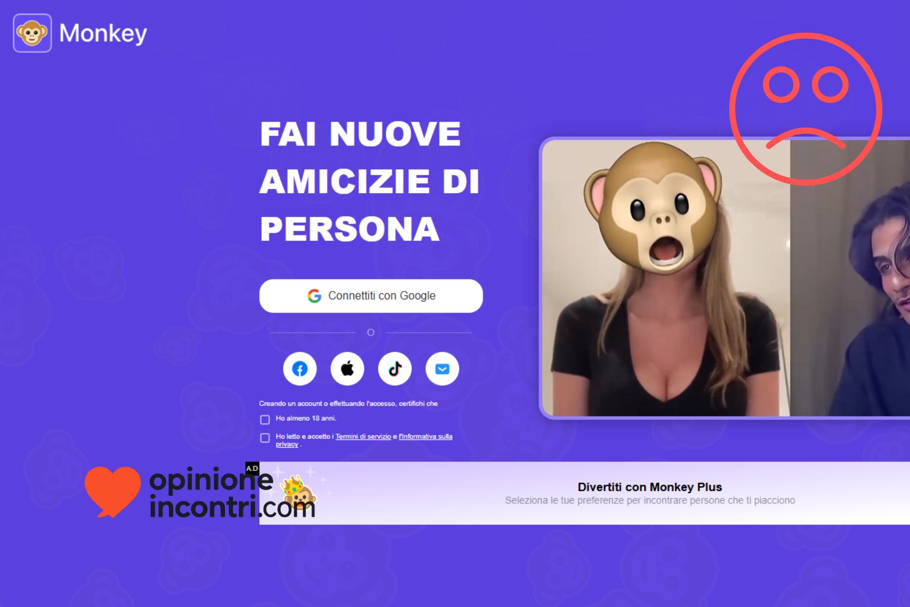 monkey app truffa