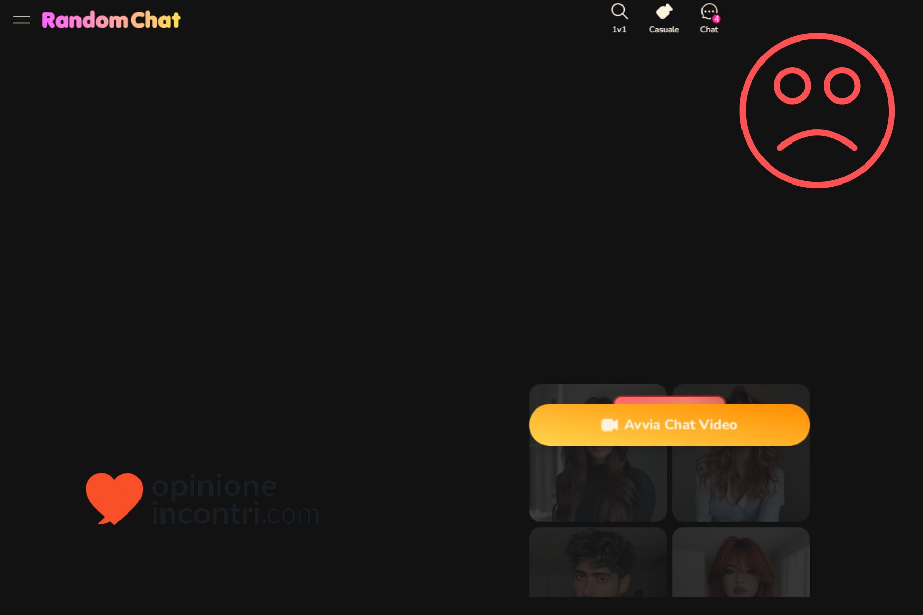randomchat truffa