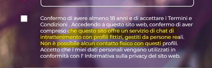 Ecco la prova che si tratta di profili falsi: ce lo dicono loro stessi!