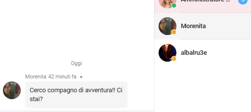 La pioggia di messaggi automatici
