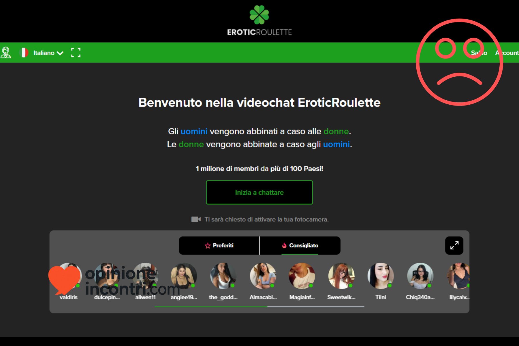erotic roulette truffa